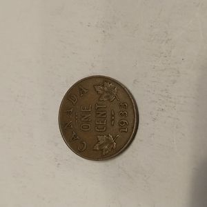 1933 Canadian penny